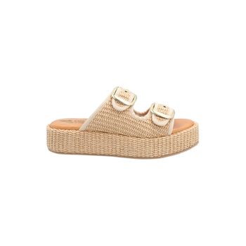 Sandalia Para Mujer Raffia Ruth Beige Rockford