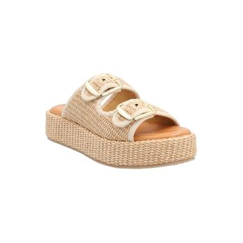 Sandalia Para Mujer Raffia Ruth Beige Rockford
