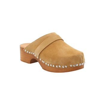 Sueco Para Mujer Cuero Lutan Marrón Rockford