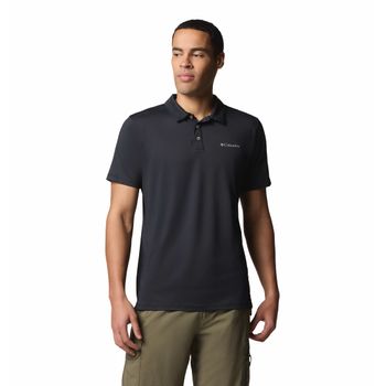 Polo Para Hombre Pique Tech Trail™ Utility Negro Vestuario