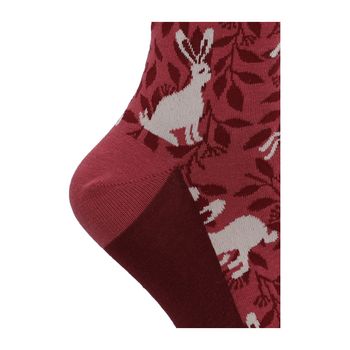 Media BambúMujer C Bunny Rojo Rockford