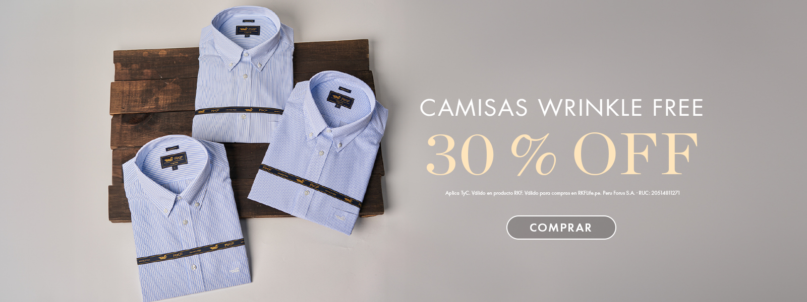 Camisas Wrinkle Free / RKF